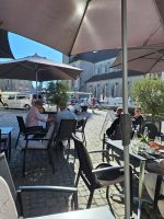 Pause in einem Cafe