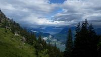 Pilatus, Fahrt mit der Zahnradbahn