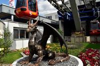 Pilatus-Drache an der Pilatus-Schwebebahn