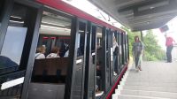 Pilatusbahn - Start mit Wagen der neuen Generation