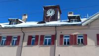 Pontresina-Beginn unserer Fahrt mit dem Bernina-Express