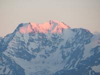 Riederalp - Blick in die Walliser Alpen - Dom - Abendstimmung