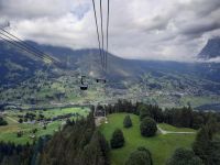 Seilbahn Eiger Express - Fahrt von der Station 