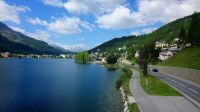 St. Moritz - Blick über den St. Moritzer See