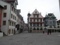 Staffelgiebel und süddeutsches Fachwerk