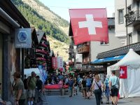 Straßenfest in Zermatt 