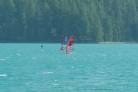 Surfen auf dem Moritzsee