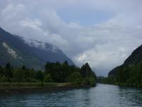 Tag 5 - 2- Bootsfahrt auf dem Thuner See (2) - Einfahrt nach Interlaken
