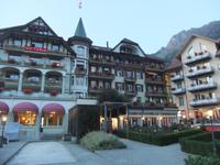 Unser Hotel am Abend