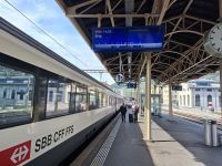 Unser Zug nach Brig