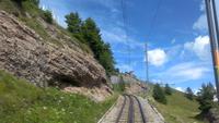 Vitznau, Fahrt mit der Rigi-Dampfbahn nach Rigi-Kulm