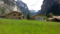 Von der Kleinen Scheidegg mit der Bahn nach Lauterbrunnen