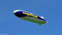 Zeppelin über dem Bodensee bei Rorschach