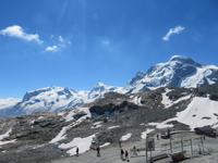 Zermatt - Ausflug zum Kleinen Matterhorn - Blick zum Breithorn