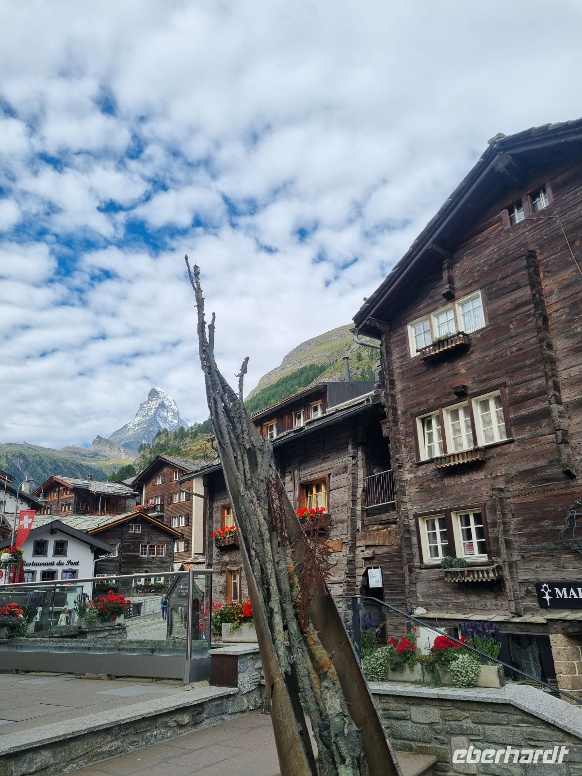 Zermatt - Blick zum Matterhorn 