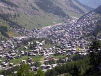 Zermatt von oben