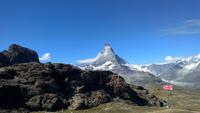 Zermatt, kleine Wanderung entlang der Gornergratbahnstrecke