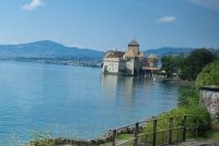 Zugfahrt von Lausanne nach Visp - Schloss Chillon