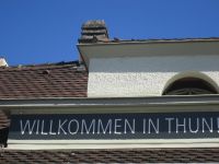 am Bahnhof in Thun
