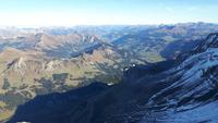 auf dem Glacier 3000 ...