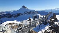 auf dem Glacier 3000 ...