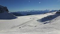 auf dem Glacier 3000 ...
