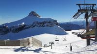 auf dem Glacier 3000 ...