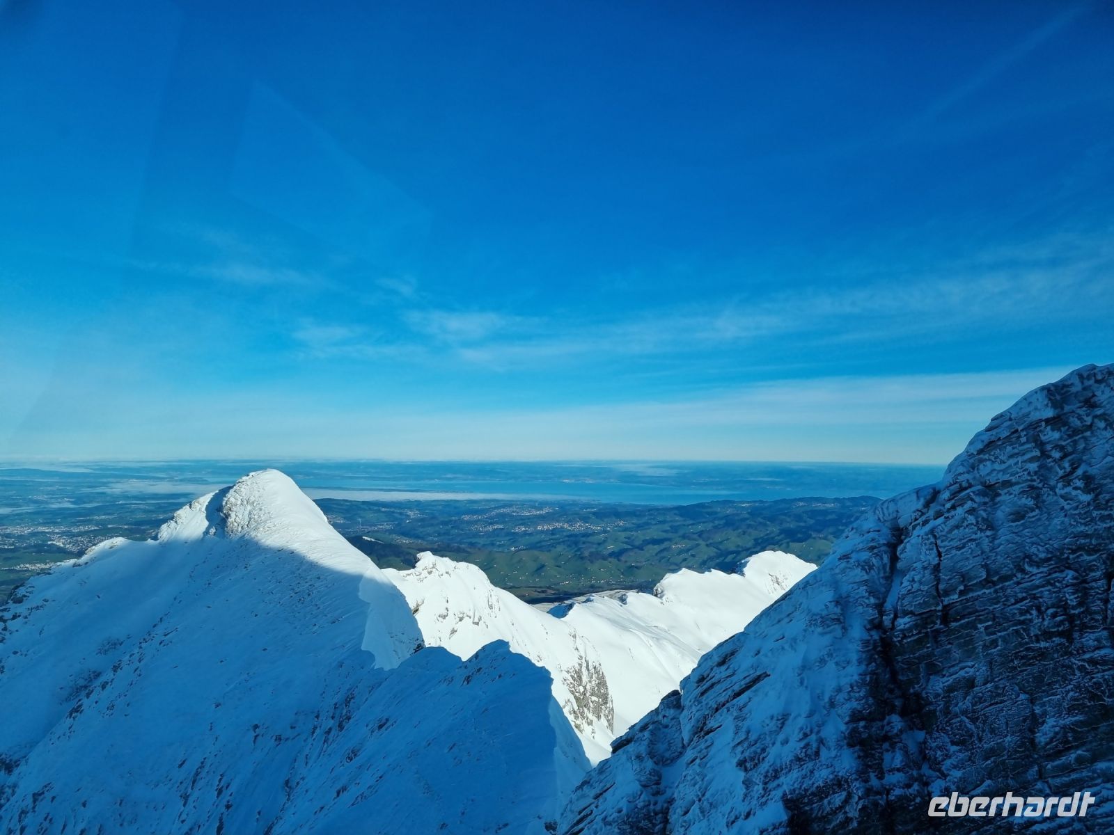 auf dem Säntis... - Blick zum Bodensee