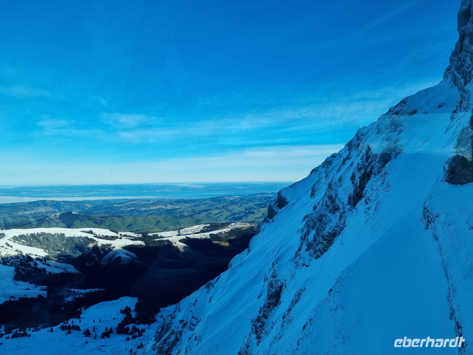 auf dem Säntis... - Blick zum Bodensee