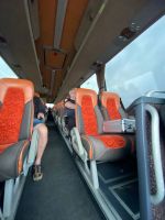 der Bus leert sich