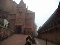 äußerer Wehrgang und Haupteingang, Haut Koenigsbourg
