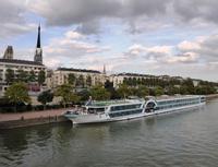 Blick auf Rouen und die Seine