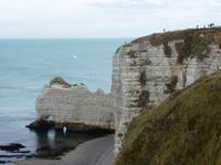 Etretat, Blick auf die Falaise d'Amont