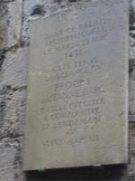 Tafel am Bischofspalais