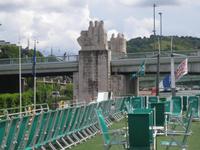 Rouen,Brücke mit Normannensymbolik
