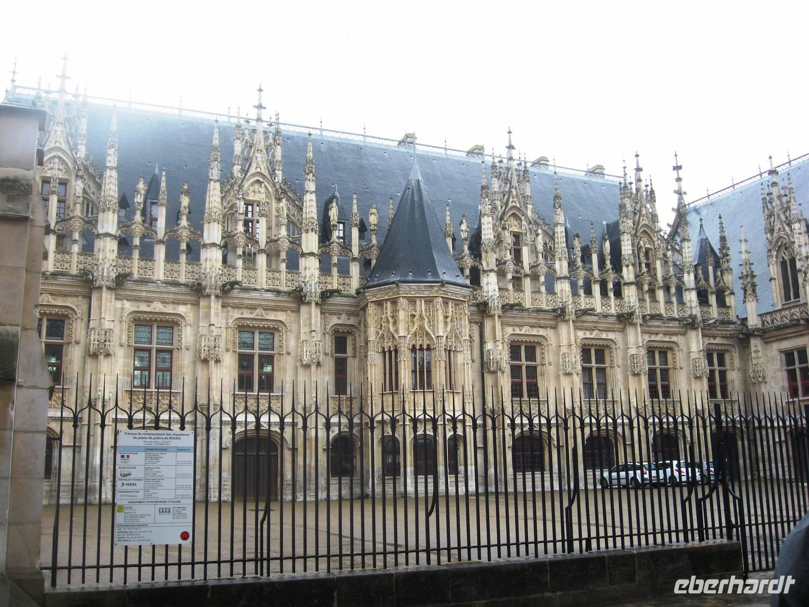 Der Justizpalast in Rouen