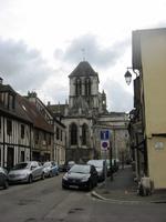 Blick auf die Kirche von Vernon