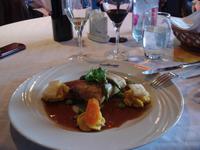 Hauptgang des Kapitänsdinners