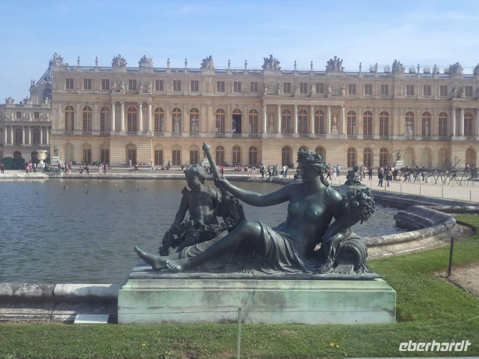Gartenseite von ´Schloss Versailles