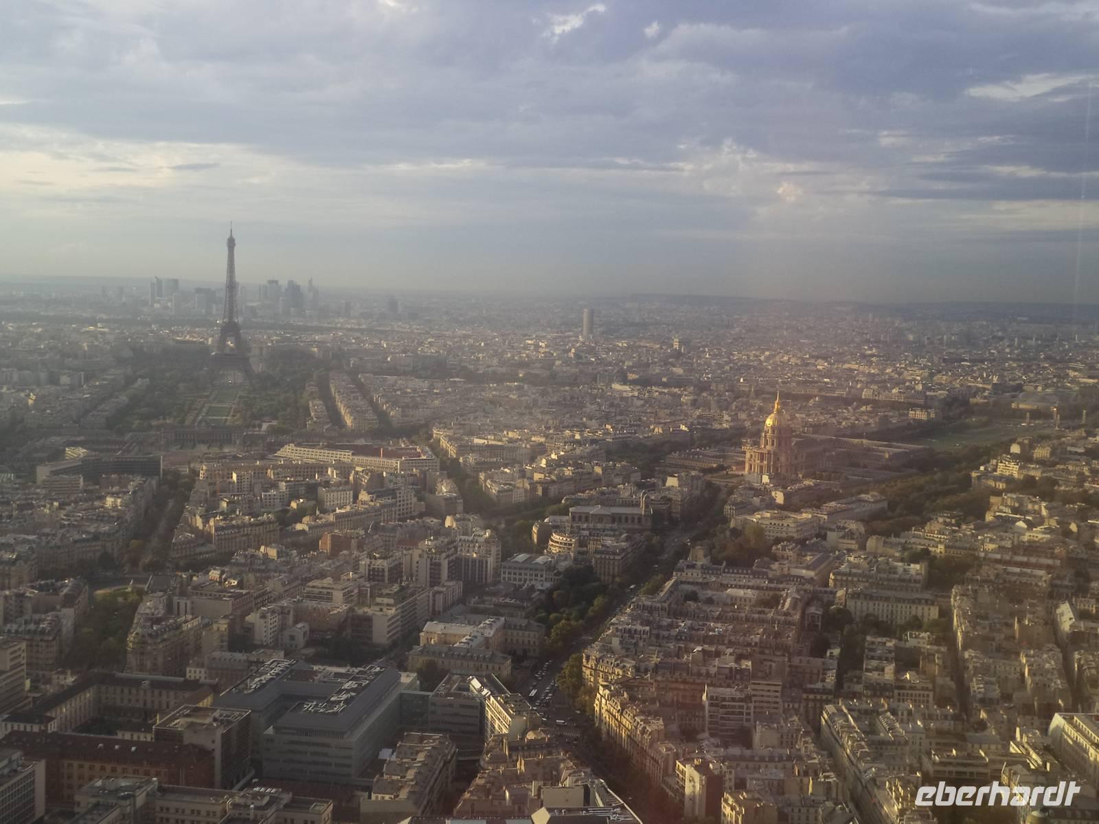 Blick auf Paris vom Montparnasse-Turm