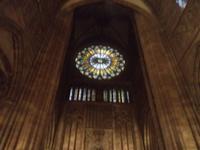 die Fensterrose von innen