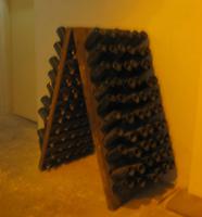 Altes Rüttelpult bei Mumm in Reims