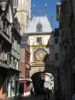 Die große Turmuhr in Rouen