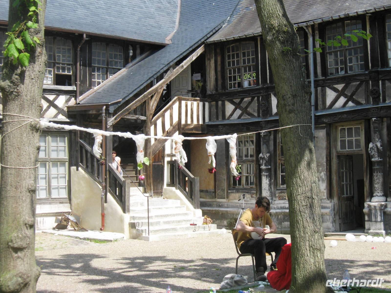 Der frühere Pestfriedhof in Rouen