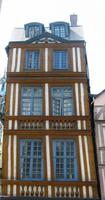 Eine Fassade in Rouen