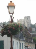 Blick auf Château Gaillard