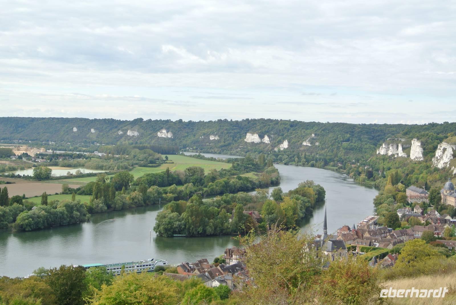 Panaoramablick vom Chateau Gaillard