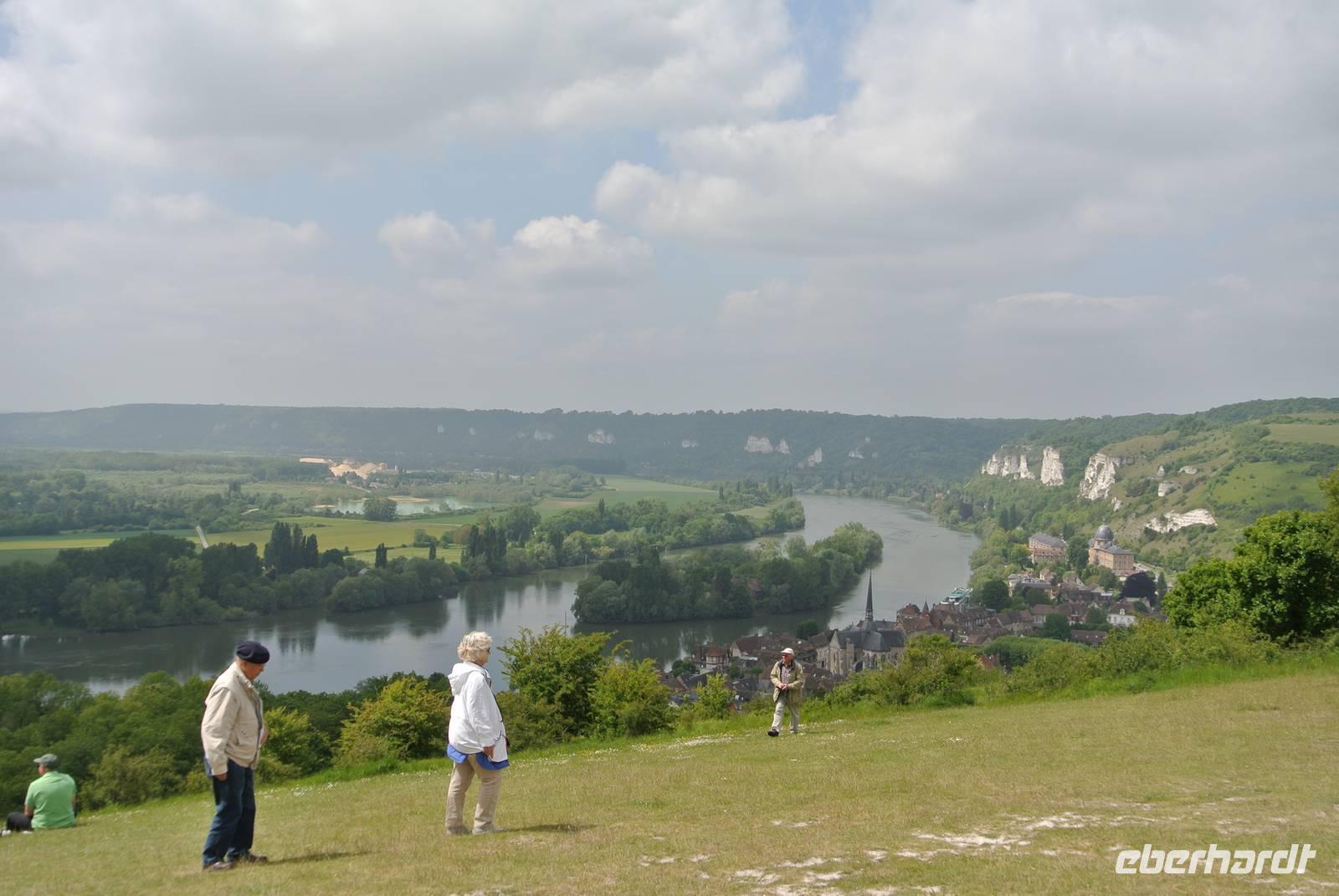 Auf der Aussichtsplattform beim Chateau Gaillard 