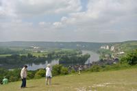 Auf der Aussichtsplattform beim Chateau Gaillard 