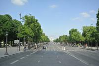 Champs de Elysees in Paris 